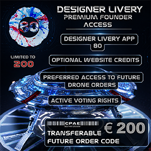 Designer Livery -- Premium Founder Access flyer preview